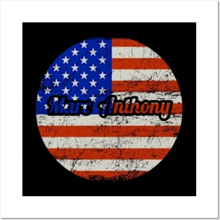 Marc Anthony / USA Flag Vintage Style Posters and Art